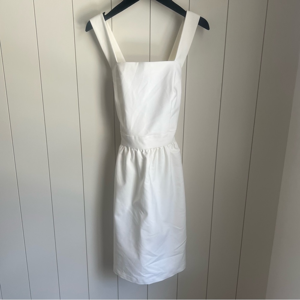 NWT Raoul Sunny Cross Back dress in Optic White